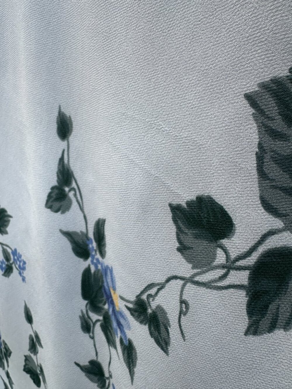 Reformation Layla Midi Skirt Fresh Air Blue Floral 8 - Picture 6 of 8